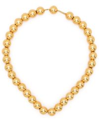 Jil Sander - -plated Bead Necklace - Lyst
