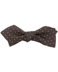 Polo Ralph Lauren - Graphic-print Silk Bow Tie - Lyst