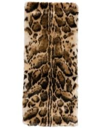 Etro - Leopard-Print Floral-Print Scarf - Lyst