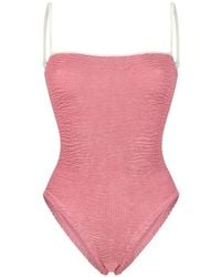 Paramidonna - Marisia Crinkle-Effect Swimsuit - Lyst