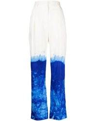 Stain Shade - Tie-Dye Wool Suit Trousers - Lyst