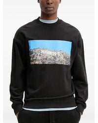 HUGO - Sudadera wood con motivo gráfico - Lyst