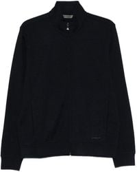 Corneliani - Zip-Front Knitted Cardigan - Lyst
