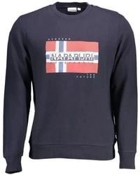 Napapijri - Graphic-Print Crew-Neck Sweatshirt - Lyst