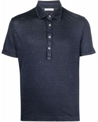 Boglioli - Linen Short-sleeve Polo Shirt - Lyst