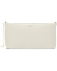 Furla - Mini Classic Logo-Detail Leather Crossbody Bag - Lyst