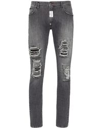 Philipp Plein - Rock Star Mid-Rise Slim-Fit Jeans - Lyst