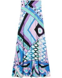 Emilio Pucci - Falda larga acampanada con estampado Vivara - Lyst