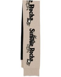 Simone Rocha - Schal Mit Logo-Print - Lyst