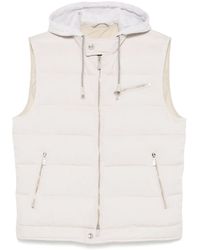 Eleventy - Hooded Gilet - Lyst
