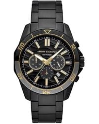 ARMANI EXCHANGE - Montre À Boîtier Rond 44 Mm - Lyst
