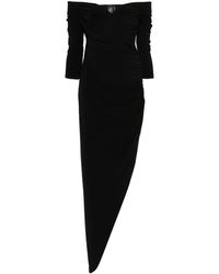 Norma Kamali - Dress With Draped Details - Lyst