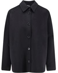 Aspesi - Buttoned Classic-Collar Jacket - Lyst