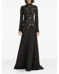 2310 STUDIO - Lace Long-Sleeve Maxi Dress - Lyst