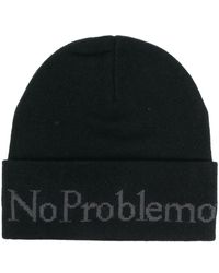 Aries - No Problemo Ribbed Knit Beanie - Lyst