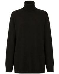Rick Owens - High-Neck Virgin-Wool Sweater - Lyst