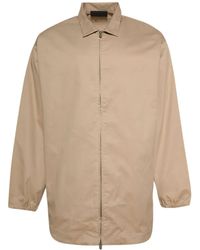Fear Of God - Logo-Patch Zip-Up Shirt Jacket - Lyst