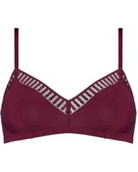Eres - Madeleine Graph Lace Triangle Bra - Lyst