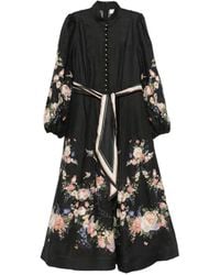 Zimmermann - Valiant Button-Up Maxi Dress - Lyst