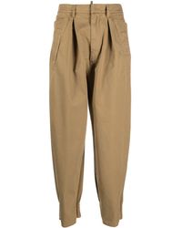 DSquared² - Cotton Tapered Trousers - Lyst