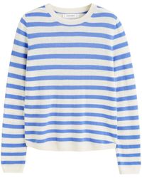 Chinti & Parker - Elbow-patch Striped Jumper - Lyst