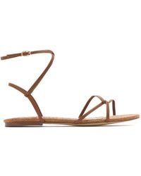 Sam Edelman - Ellina Strappy Flat Sandals - Lyst