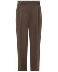 Brunello Cucinelli - フロントプリーツ パンツ - Lyst