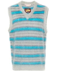 Marni - Striped-Pattern Knitted Vest - Lyst