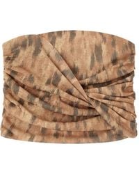 Ganni - Bandeau Top - Lyst