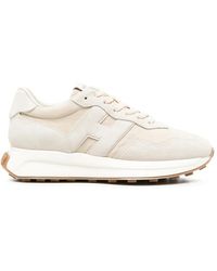 Hogan - H641 Logo-Patch Sneakers - Lyst