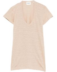 Isabel Marant - Zankou Linen T-Shirt - Lyst