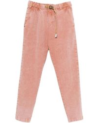 White Sand - Ausgeblichene Cordhose Mit Kordelzug - Lyst