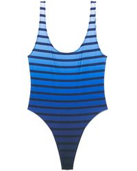 Jean Paul Gaultier - Striped Swimsuit - Lyst