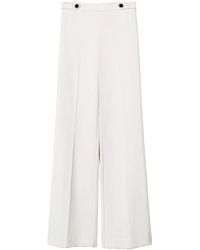 Twinset - Wide-Leg-Hose Mit Knopfdetail - Lyst