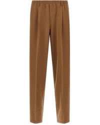 Cellar Door - Pleated Elastic-Waistband Trousers - Lyst