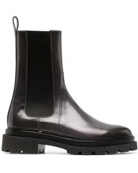 Santoni - Patent-Finish Chelsea Boots - Lyst