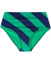 Zimmermann - Striped Bikini Bottoms - Lyst