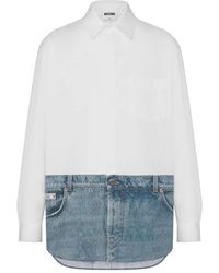 Moschino - Print-Panel Shirt - Lyst