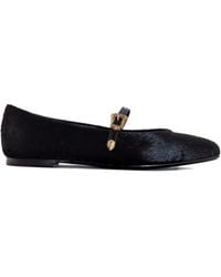 Roberto Festa - Calf-Hair Buckled Ballet Flats - Lyst