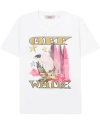 Off-White c/o Virgil Abloh - Graphic-Print Slim-Fit T-Shirt - Lyst