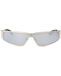 McQueen - アンギュラーフレーム サングラス - Lyst
