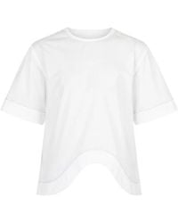 Niccolò Pasqualetti - Onda Curved-Hem T-Shirt - Lyst