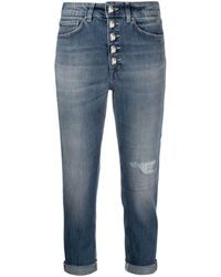 Dondup - Distressed Tapered Jeans - Lyst