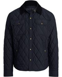 Polo Ralph Lauren - Corduroy-Collar Quilted Jacket - Lyst
