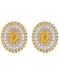 HYT Jewelry - Diamond Stud Earrings - Lyst