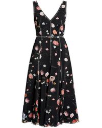 Erdem - Sleeveless Floral-Print Midi Dress - Lyst