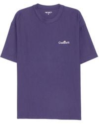 Carhartt - Logo-Embroidered T-Shirt - Lyst