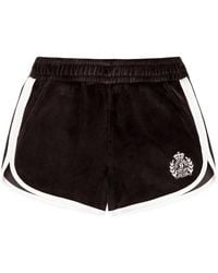 Sporty & Rich - Ny Crest Logo Track Shorts - Lyst