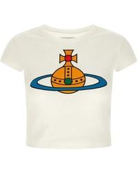 Vivienne Westwood - Oversized Orb Peru Print Crew Neck T-Shirt - Lyst