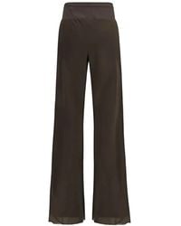 Rick Owens - Ribbed-Waistband Trousers - Lyst